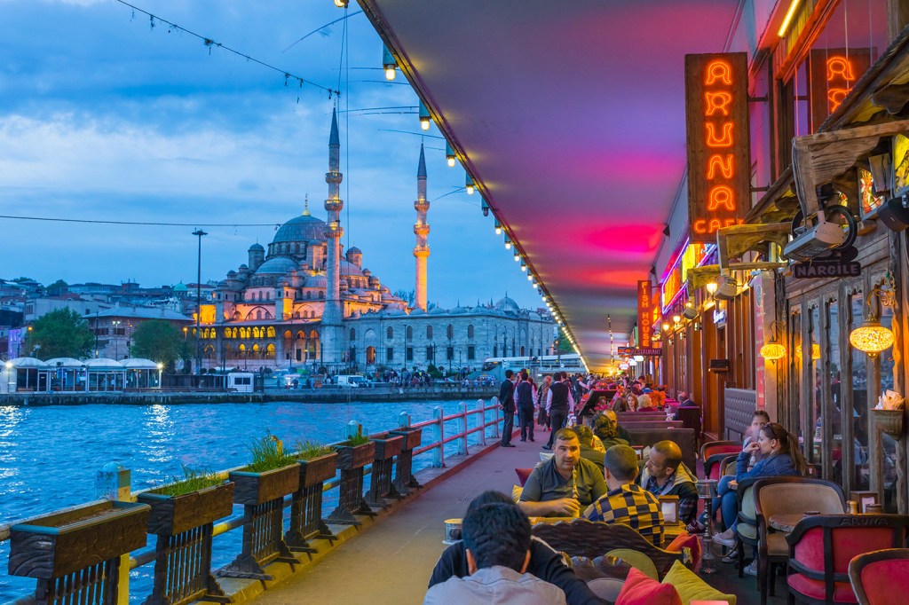 Istanbul in the evening